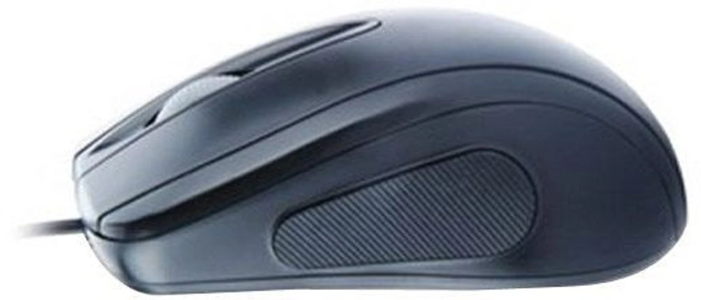 LAPCARE L-60 Wired Ambidextrous Optical Mouse (USB 2.0, Black